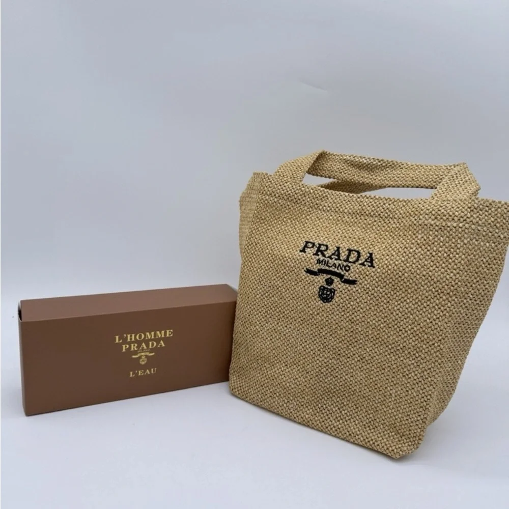 Prada VIP Raffia Bag - Picture 1 of 4